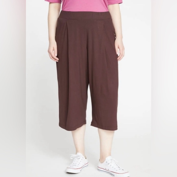 Universal Standard Casual Culottes - BROWN - EUC - Picture 1 of 3